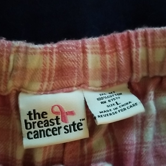 Pink flannel jammie pants - Picture 3 of 4